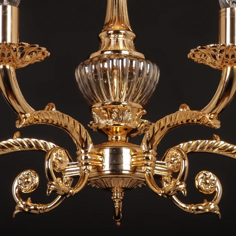 Подвесная люстра Abrasax Sylvia L.8110-5GO (220V, на цепи)