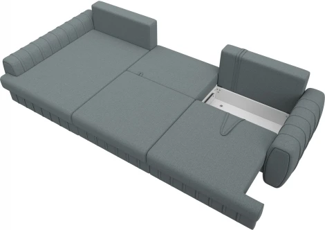 Диван угловой Лига-057 НПБ Лонг угол левый Лига Диванов (Рогожка) арт.129294L