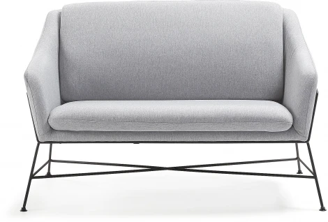 Диван уличный La Forma (ex Julia Grup) Brida (Серый,Черный/ Сталь,Фанера,Металл,Пена)