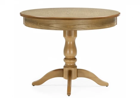 Стол деревянный Орден 100(140)x100 круглый дуб 639326