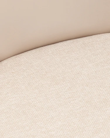 Кресло Спейс спинка экокожа, сиденье шенилл бежевый Stool Group УТ000042298