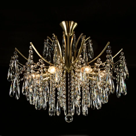 Потолочная люстра на штанге Citilux Селена CL302183 (220V, хрусталь)