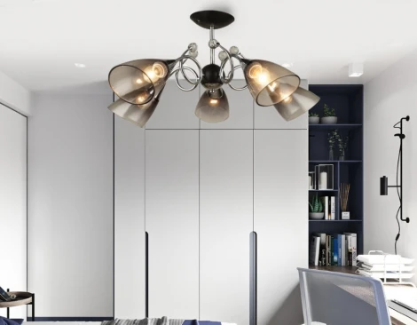 Потолочная люстра на штанге Wedo Light Merita 66727.01.13.05