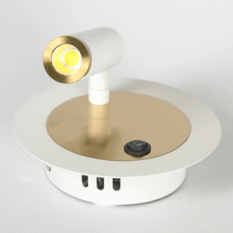 Спот Lussole Cozy LSP-7100 (LED, 220V, выключатель, круглые)