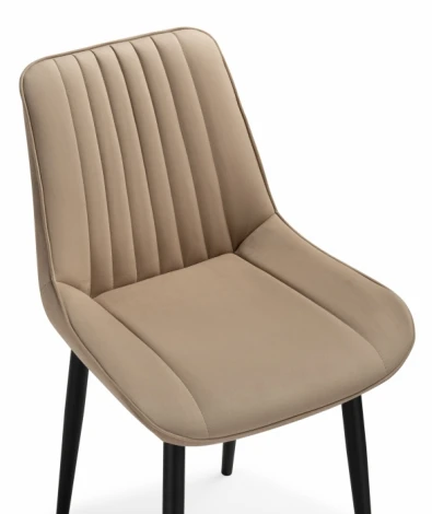 Стул Notta на металлокаркасе Седа К бежевый / черный 502094