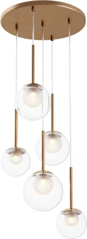 Подвесной светильник Maytoni Basic form MOD521PL-05G (220V, на проводе, шар)