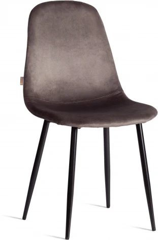 Стул BREEZE (mod. JSC-58) (Велюр,Металл  /Темно-серый,Черный)