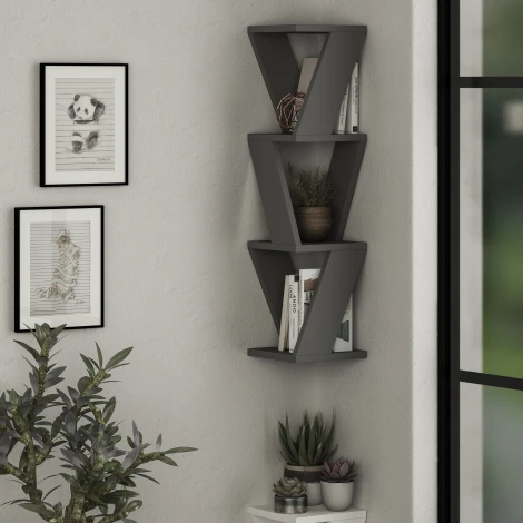 Полка угловая LEVE ZENA CORNER BOOKCASE LEV00867