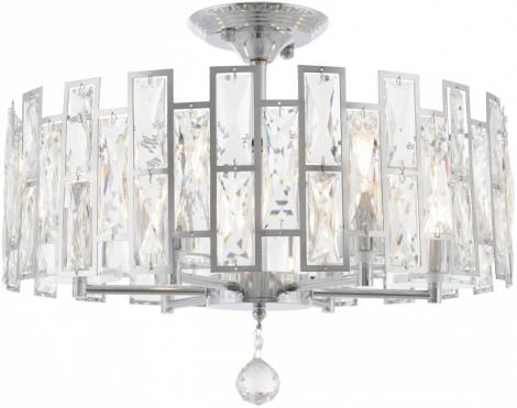 Потолочная люстра хрустальная на штанге Arte Milano Sorrento-4209 374209/6/80/470 CR (220V)