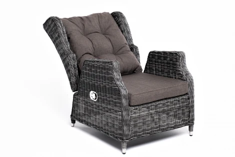 "Форио" кресло раскладное плетеное, цвет графит 4SIS арт.УТ-00003123