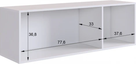 Антресоль трехдверная L1200 Баско Mebelson (ЛДСП)арт.173775,3367