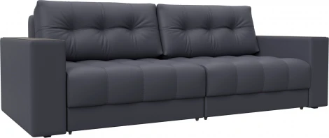 Диван прямой с декором Лига-049 НПБ Лига Диванов (Экокожа) арт.128402