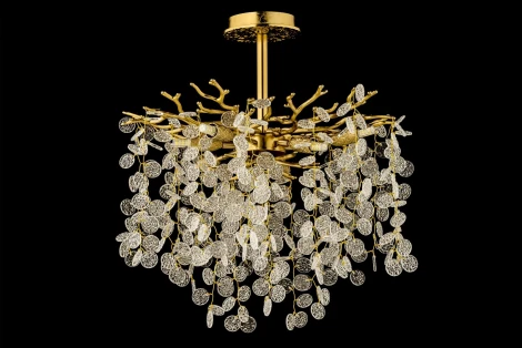 Потолочная люстра на штанге Dio D`arte Tavenna Antigue Tavenna H 1.3.46.102 A (220V, хрусталь)