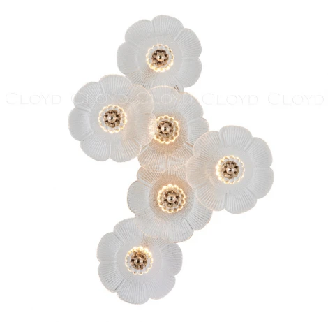 Настенный светильник светодиодный с цветами Cloyd Shambala 20424 (220V, цветы)