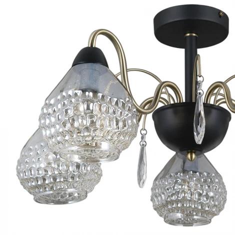 Потолочная люстра Seven Fires Vernole SF4009/5C-BK-AB