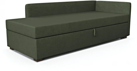 Диван-кровать Arsko Велес Угол правый велюр зеленый