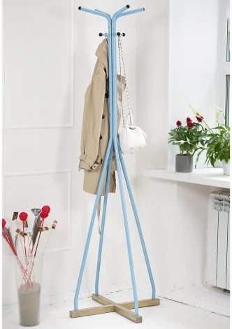 Вешалка напольная Галилео 218 голубой/шимо от фабрики Mebelik