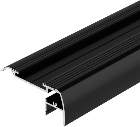 Профиль STAIR-W65-2000 ANOD BLACK (Arlight, Алюминий) 045663