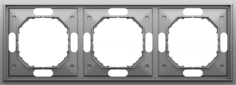 Рамка 3-я, серый графит Donel S08 DS21359