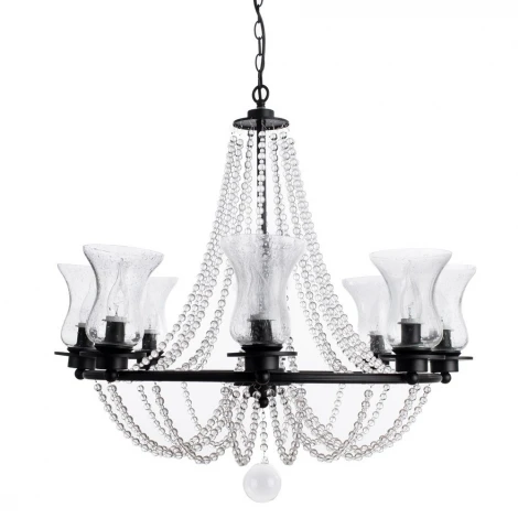 Подвесная люстра Arte Lamp Malia A6586LM-8BK