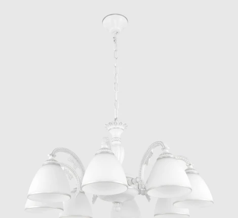 Подвесная люстра Arte Milano AM340837 340837/8 WT+SL (220V, на цепи)