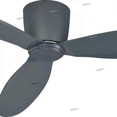 Вентилятор потолочный с пультом управления Casafan Eco Plano, 3 лопасти, серый