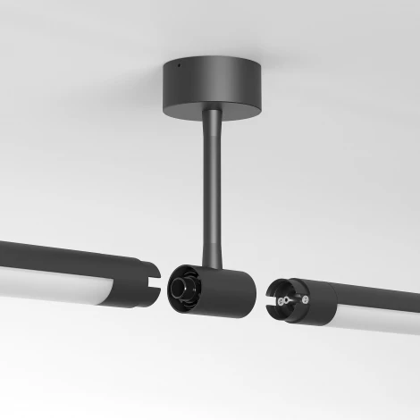 Декоративная гибкая стойка без питания Elektrostandard Module System 85193/00 (черный)