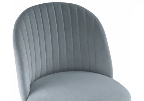 Стул Woodville на металлокаркасе Gabi gray / black 15115