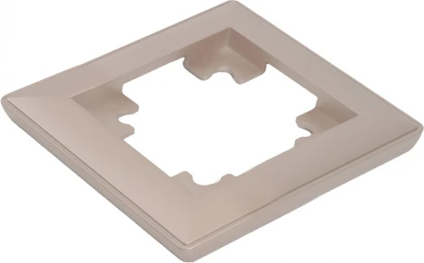 Рамка на 1 пост (шампань) Stekker Катрин 39802