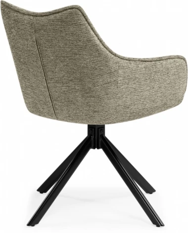 Стул на металлокаркасе Woodville Denever beige / black арт.15837