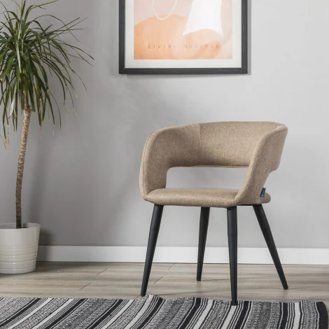 Стул R-Home Hugs beige/черный