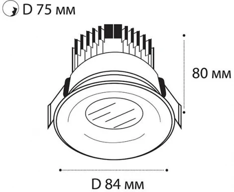 Точечный светильник встраиваемый Italline IT06 IT06-6016 white 4000K
