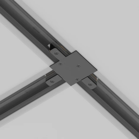 Коннектор Т-образный Unity встраиваемый черный (однофазный) Maytoni Technical TRA002CT-11B