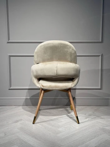 Стул обеденный IST-CASA Виола BS1377-BG-4, бежевый/орех