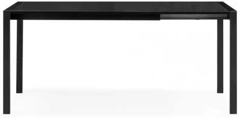 Кухонный стол Woodville Линдисфарн (Металл/Стекло,ЛДСП, Черный) 551072