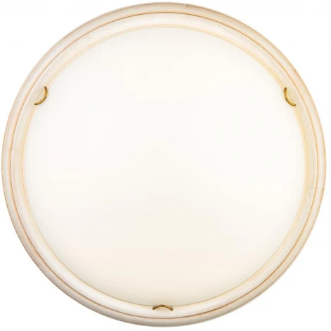 Настенно-потолочный светильник Sonex Provence 7605/DL SNOK SN стекло/белое/кремовый/бронза LED 48Вт 4000K D460 IP20