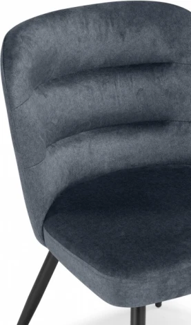 Стул на металлокаркасе Woodville Kilian dark gray / black арт.15846