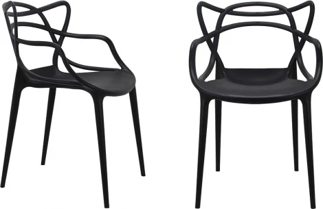 Комплект из 2-х стульев Bradex Home Masters черный (FR 0134P)
