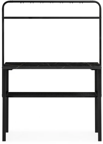 Барный стол Woodville Нари 120х50х171 файерстоун / черный матовый 554137