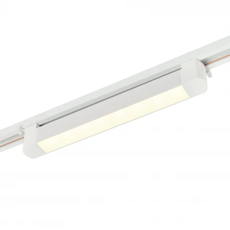 Трековый однофазный светодиодный светильник 16W 220V MyFar Лайнс MT0112-16W4K-W