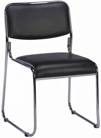 Компьютерное кресло Everprof Fix Chrome Экокожа Черный