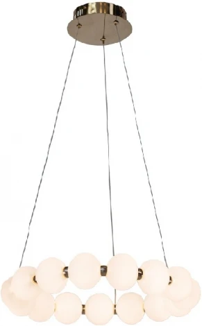 Подвесной светильник AM Group PEARL-D500 FGD (на проводе, шар, бусы)