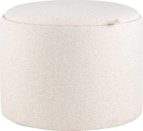 Пуф Stool Group с ящиком Хюгге L букле серый арт.УТ000040208