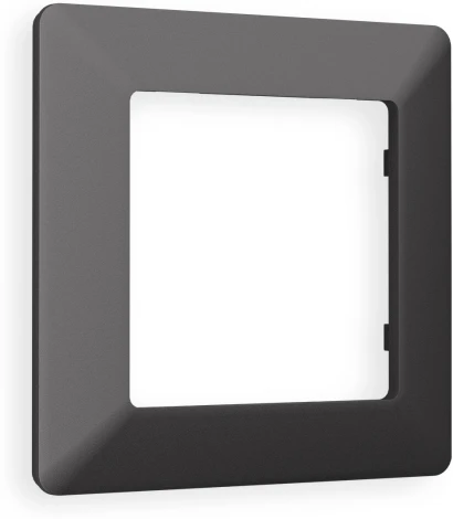 Рамка Ambrella Volt ALFA Line (Графит Мягкое касание) 1-ая AF110801