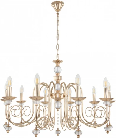 Подвесная люстра Arte Milano AM346109 346109/10 FGD (220V, подвески, на цепи, подсвечник, свеча)