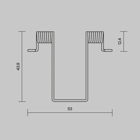Комплект креплений (для профиля ALM-4625-S-2M) 4 шт Maytoni 642002