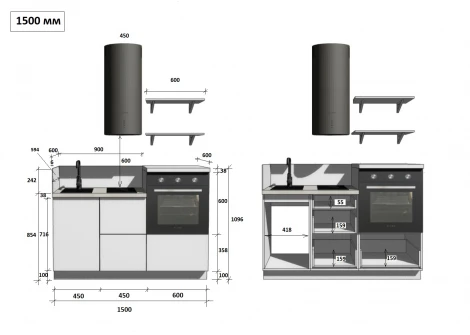 КГ 1500 Эмаль, Белый Арника РМ в.3 Арника 00-00285677