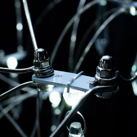 Подвесная люстра светодиодная хрустальная с пультом ILLUMICO IL0909-800HX-66 Ether