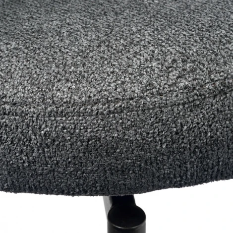 Стул Tess серый шенилл на поворотном механизме Bradex Home арт.FR 1001