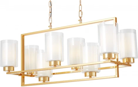 Подвесная люстра Lumina Deco Lino LDP 1239-8 F.GD (220V, на цепи)